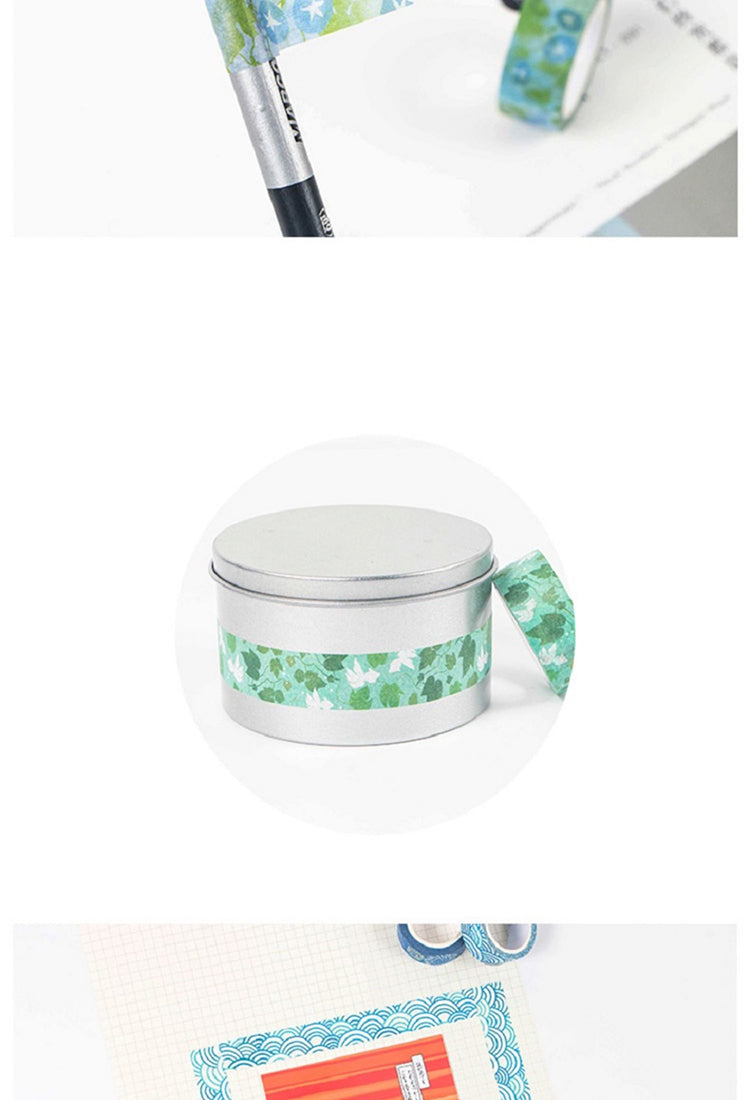 5Japanese-style Washi Tape with Plants Animals Sea and Fireworks9