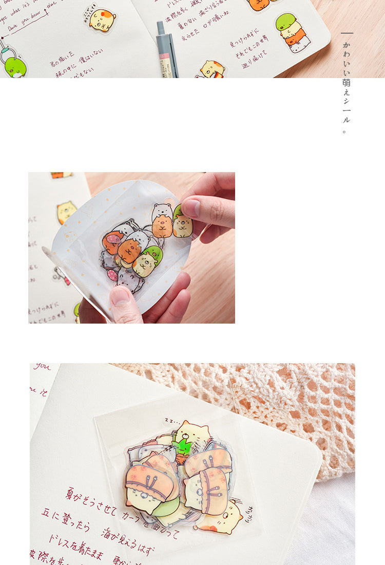 5Japanese Corner Kawaii Cartoon Diary Decorative Sticker Pack2