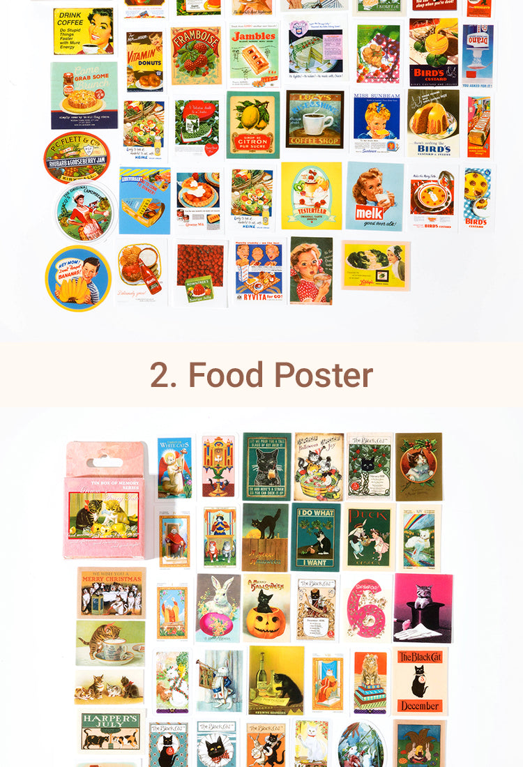 5Label PET Stickers - Tag, Food Poster, Fairy Tale, Cheese, Ticket, Girl12