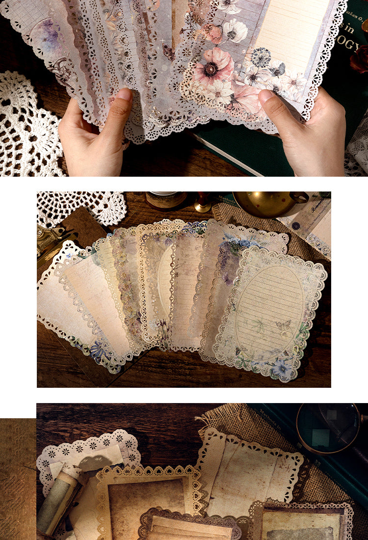 5Lace Edged Cutout Vintage Decorative Paper2