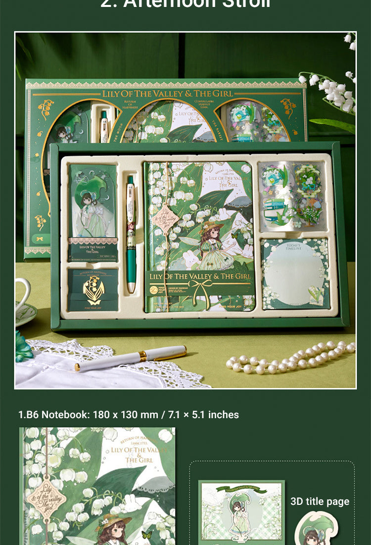 5Lily of the Valley Journal Gift Box Set7