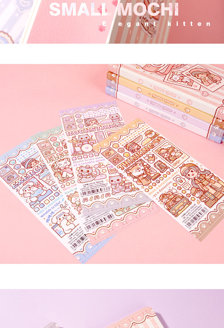 5Little Mochi Series Cute Cartoon Character Notepad Journal3