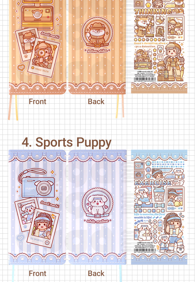 5Little Mochi Series Cute Cartoon Character Notepad Journal6