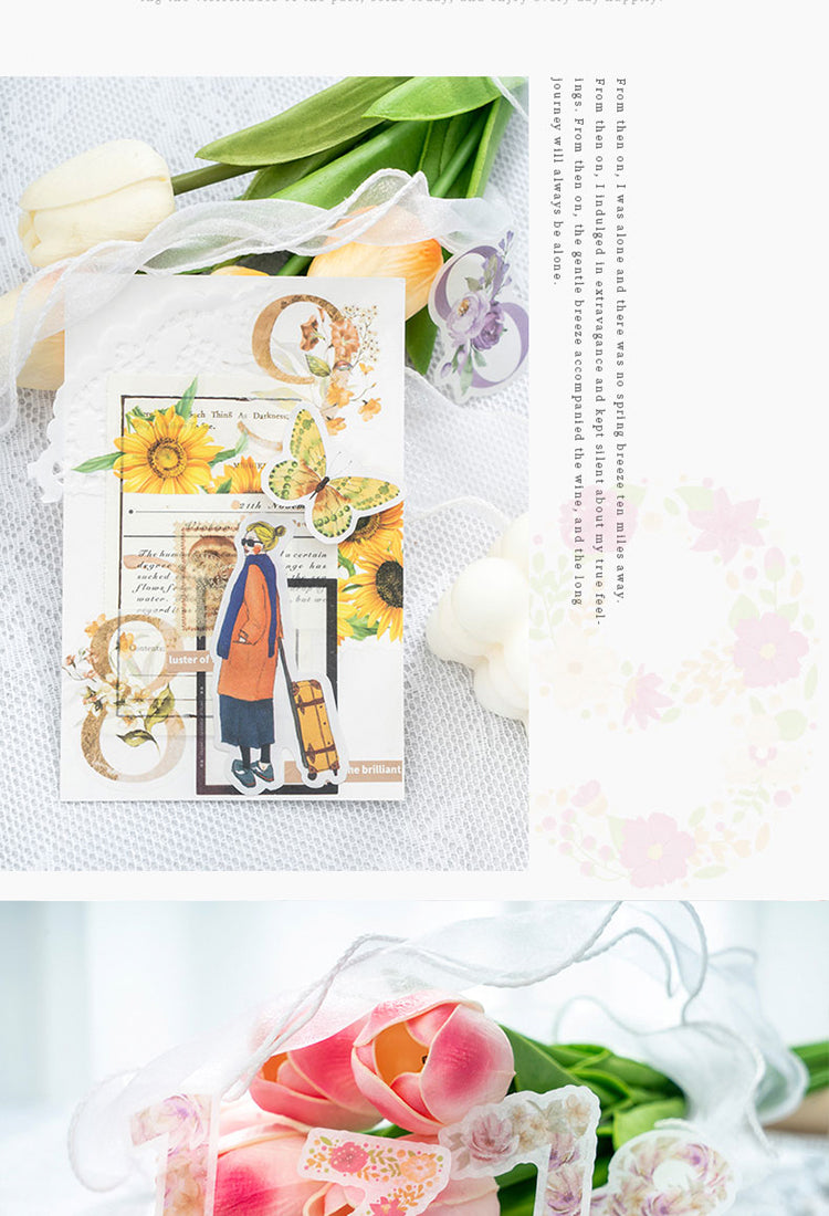 5Lucky Number Series Floral Number Sticker Pack3