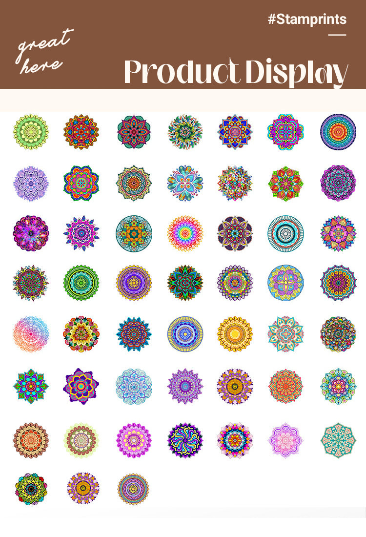 5Mandala Flower Vinyl Stickers1