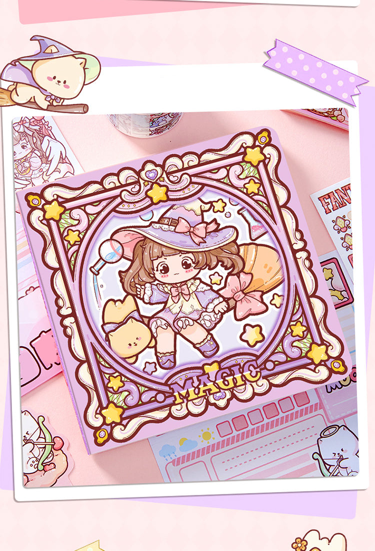 5Mysterious Kingdom Series Cute Girl Square Diary Journal2