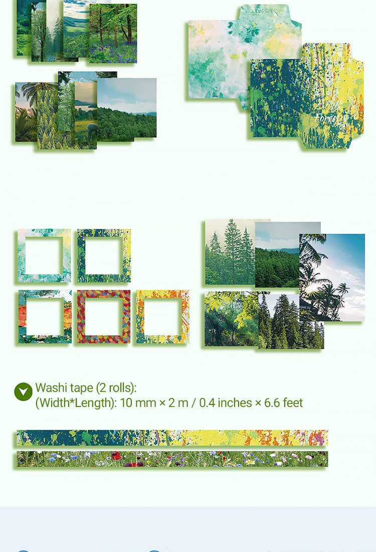 5Natural Landscape Series Gift Box Loose Leaf Journal Set10