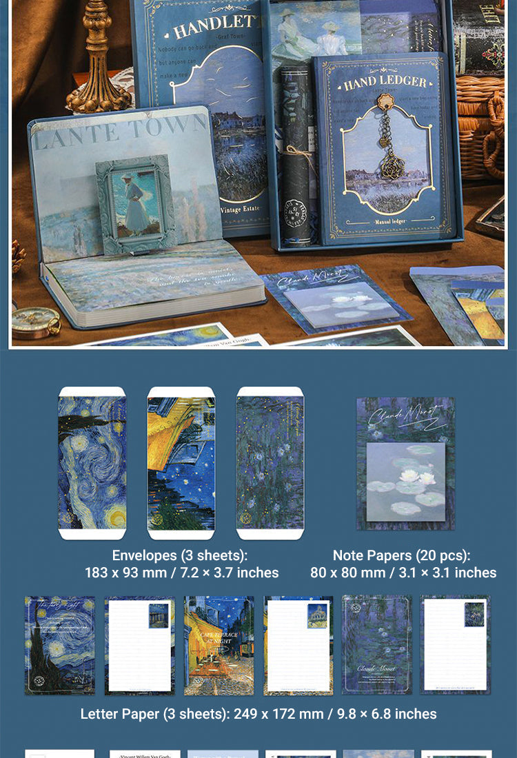 5Oil Painting Manor Journal Gift Box Set3