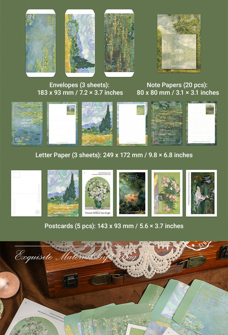 5Oil Painting Manor Journal Gift Box Set5