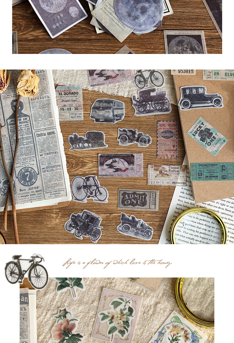 5Old Time Feelings Retro Journal Stickers2