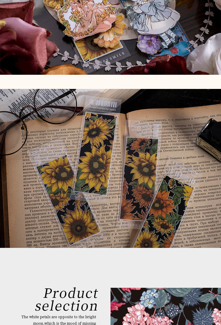 5One Page of Flowes Series Plant Bookmarks5