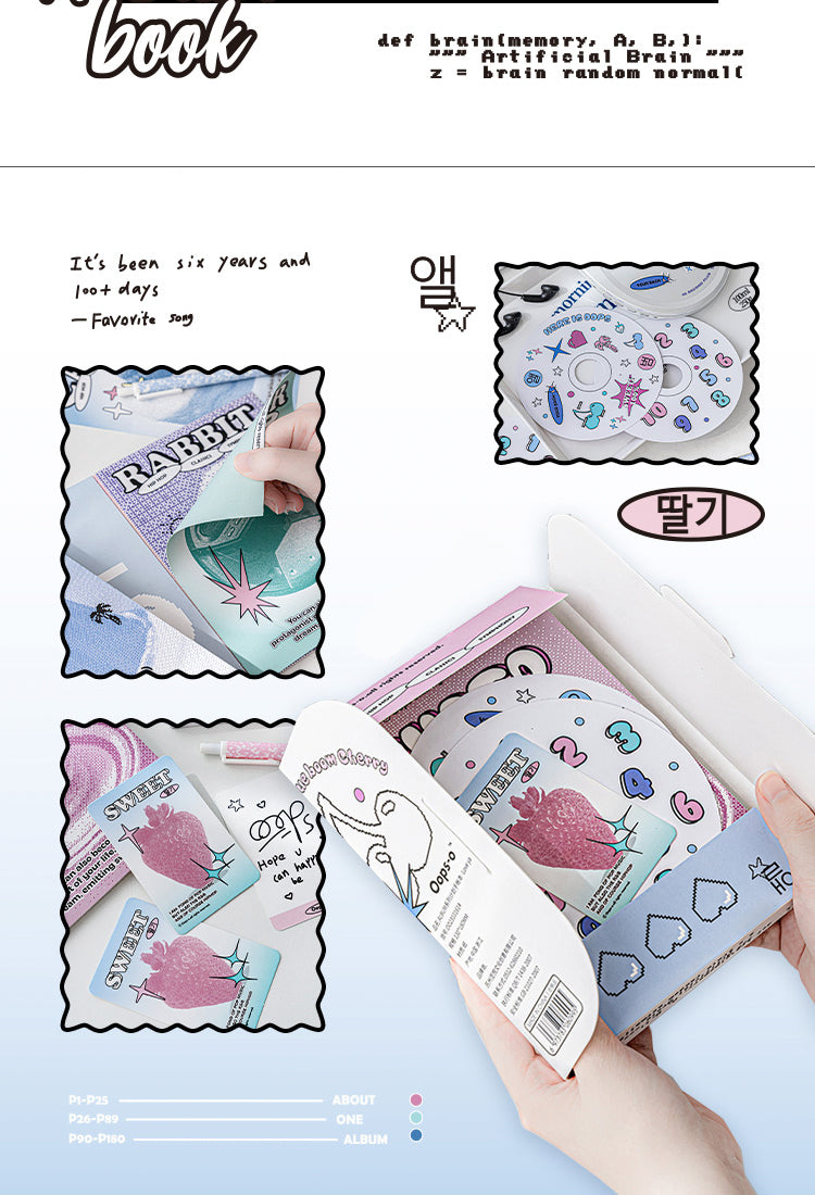 5Oops-o ALBUM Series Korean Style Planner Journal2