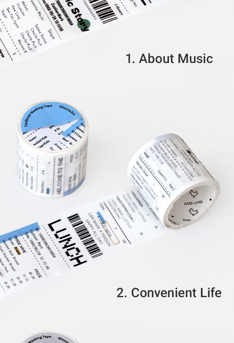 5Open 24 Hour Series Text Washi Tape4