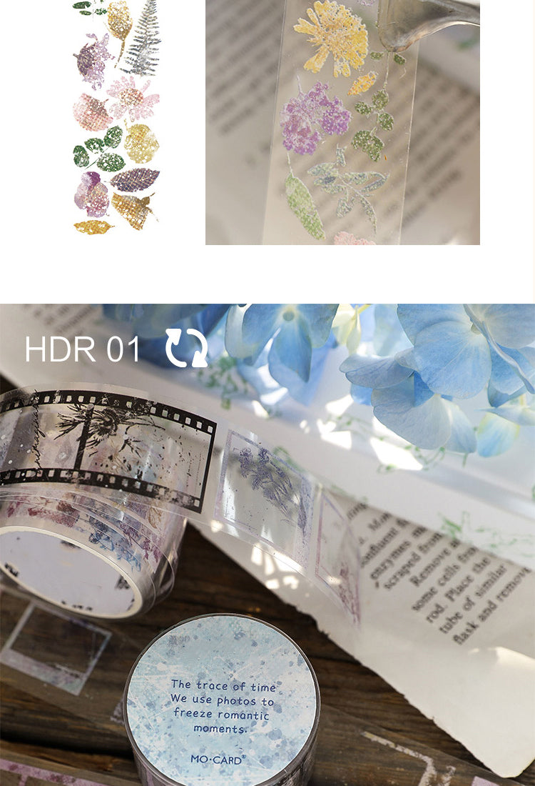 5PET Decorative Tape - Words, Flowers, Film, Manuscript6