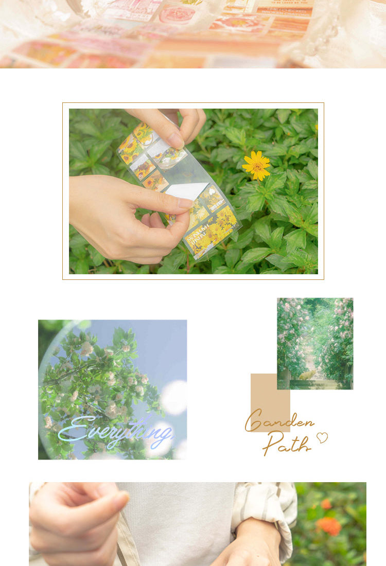 5Path Garden Flower Plant Sticker Tape2