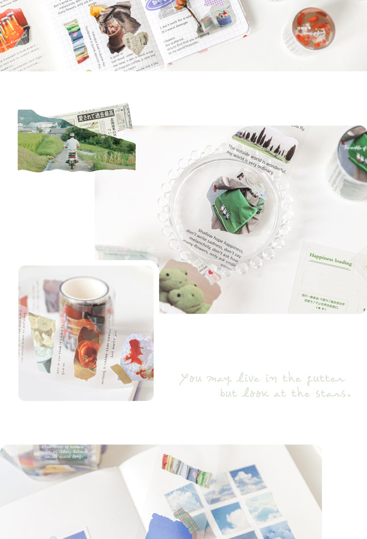 5Photo and Text PET Tape for Coffee Travel Food3