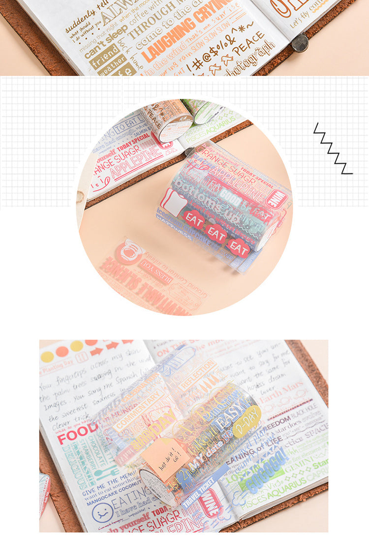 5Planet Notes Series Wide Transparent PET Tape2