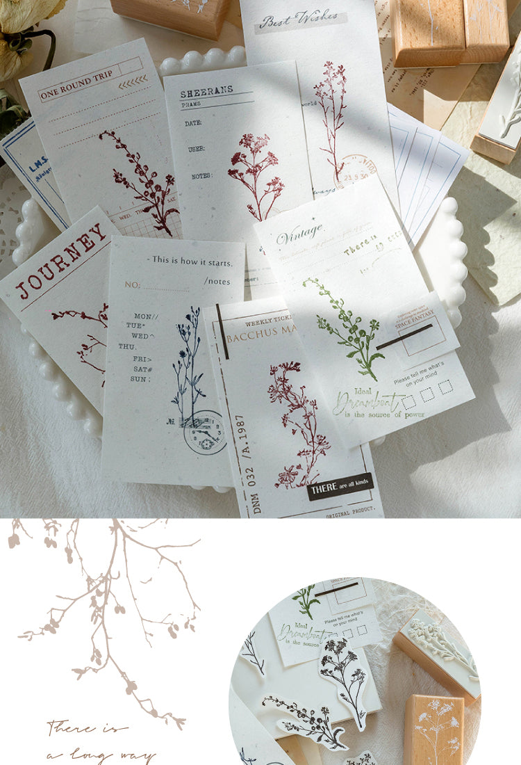 5Plant-Themed Wood Rubber Stamps7