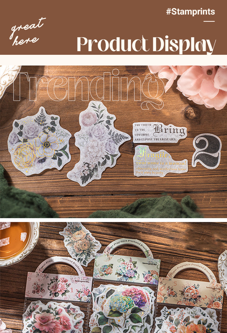 5Plant, Number, and Phrase Washi Stickers1