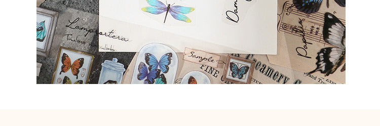 5Plant and Butterfly PET Clear Sticker13