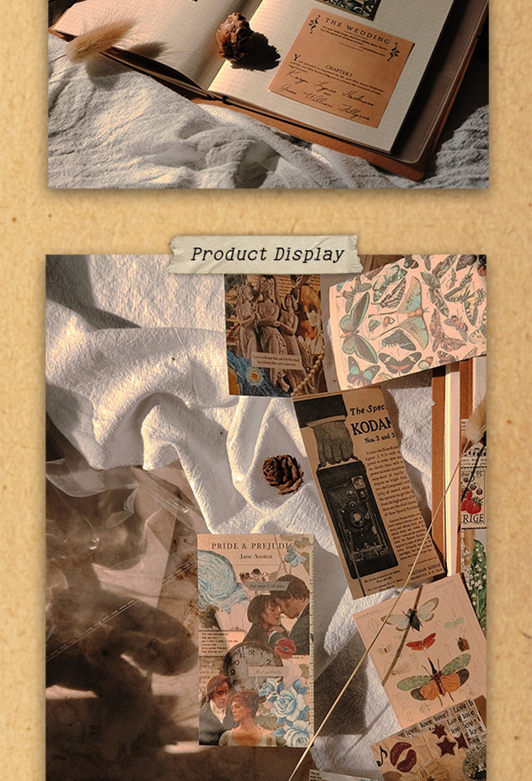 5Retro Century Journal Collage Decorative Paper Pack8
