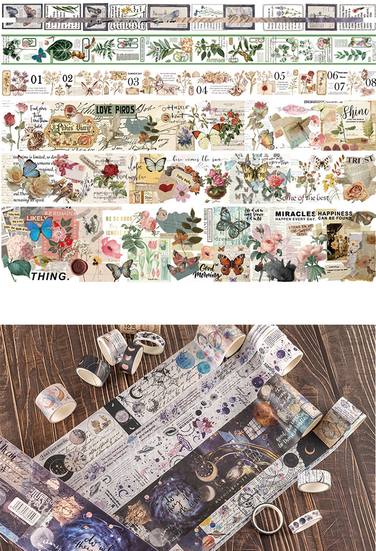 5Retro Thinking Series Adhesive Washi Tape Set5