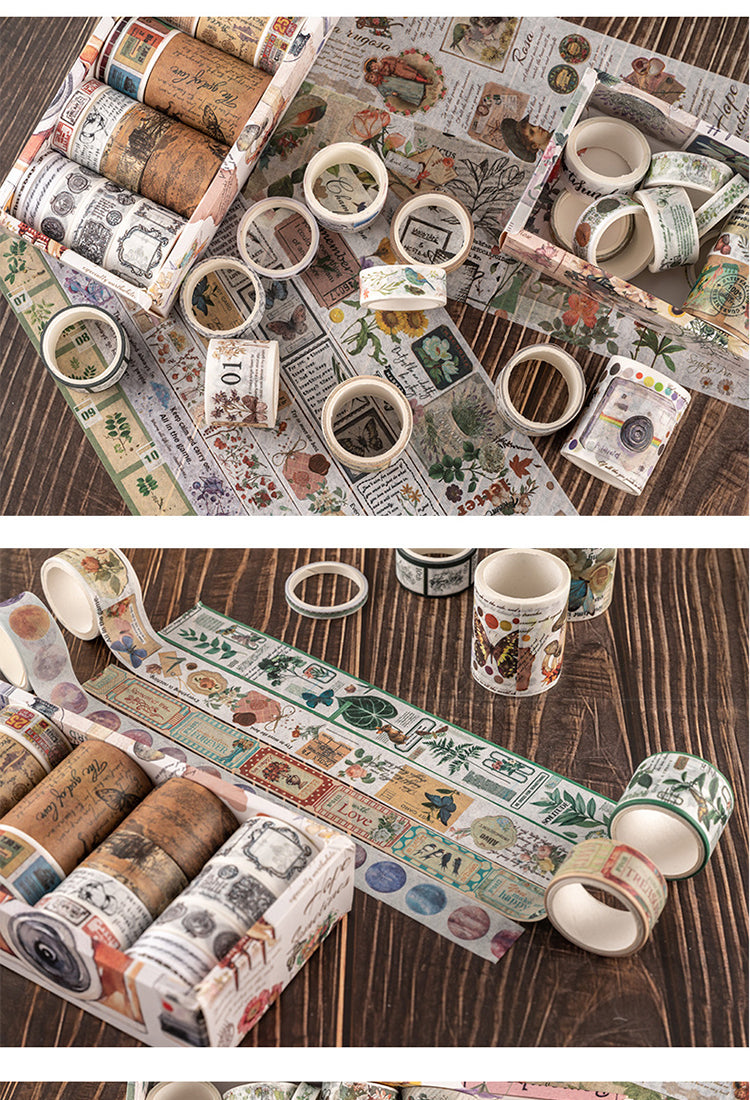 5Retro Thinking Series Adhesive Washi Tape Set8