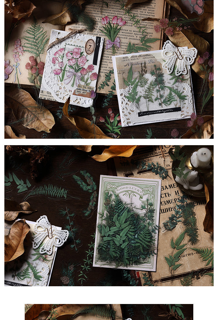 5Romance Till Death Series Vintage Botanical Sticker Pack5