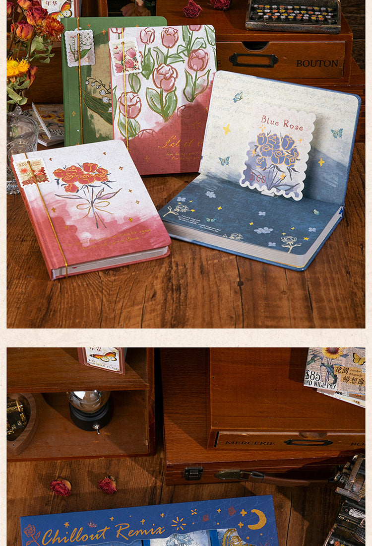 5Romantic Garden Journal Gift Box Set3