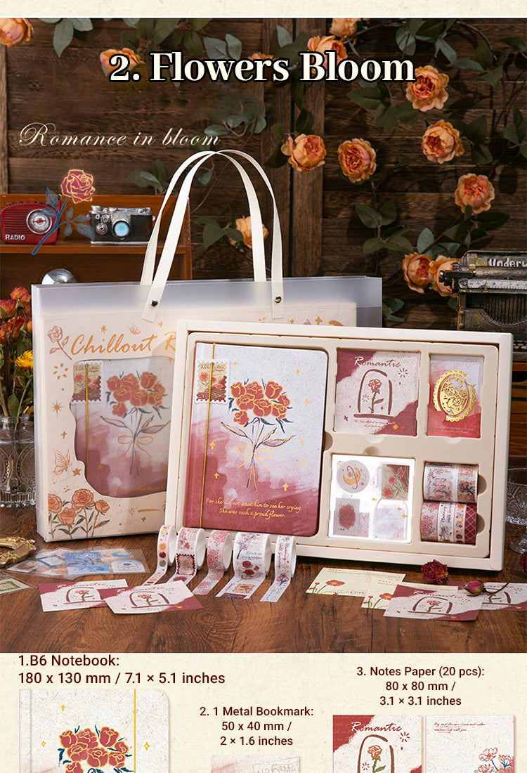 5Romantic Garden Journal Gift Box Set7