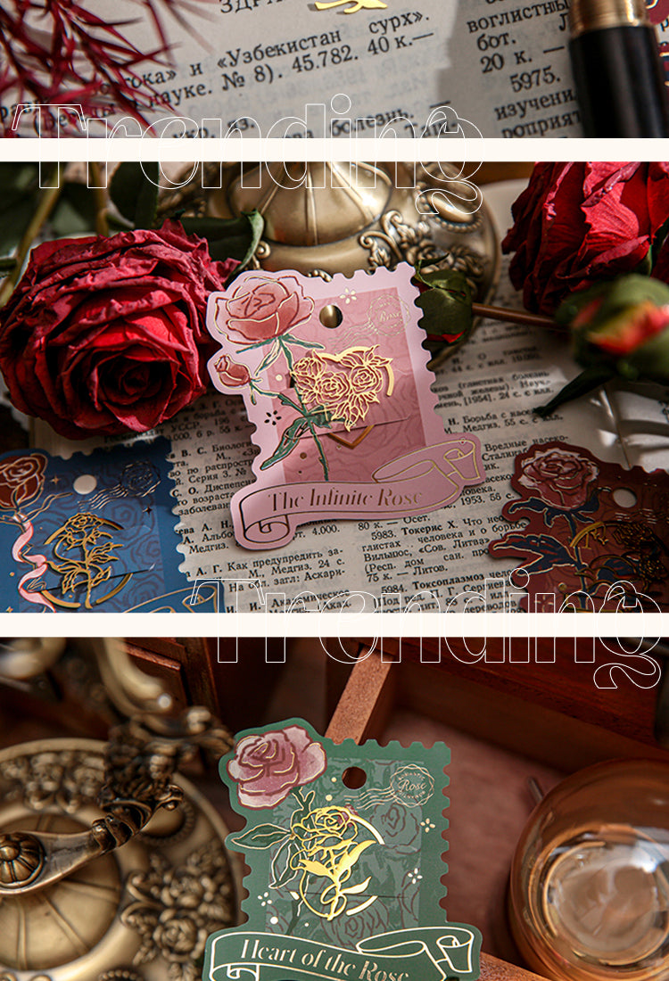 5Rose Theme Hollow Metal Bookmark Book Clips2