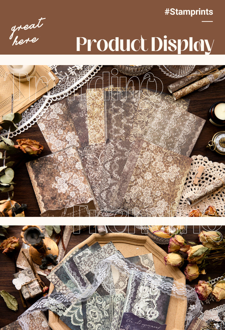 5Rustic Lace Pattern Decorative Paper1