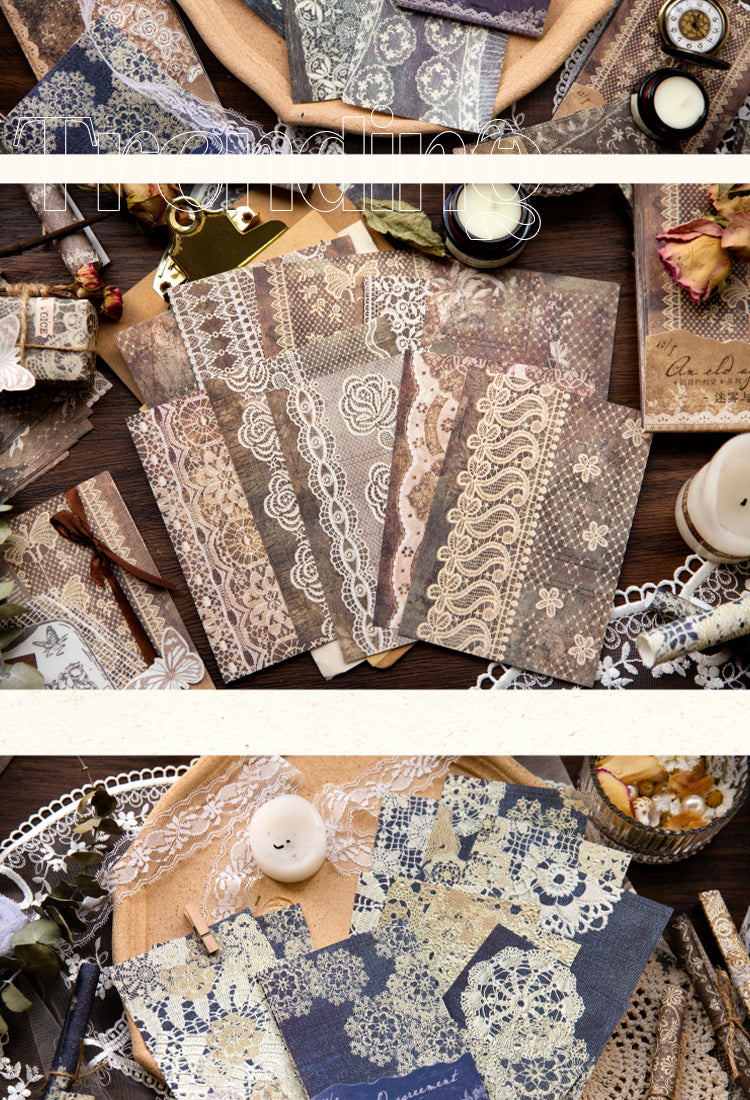 5Rustic Lace Pattern Decorative Paper2