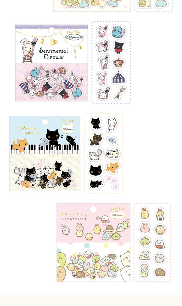 5San-X Japanese Style Cartoon Small Creature Stickers6