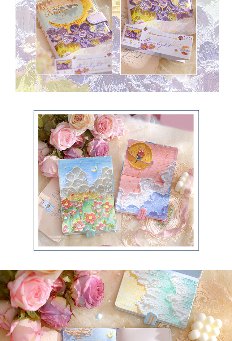 5Sky & Oil Painting Magnetic Closure Journal Notebook2
