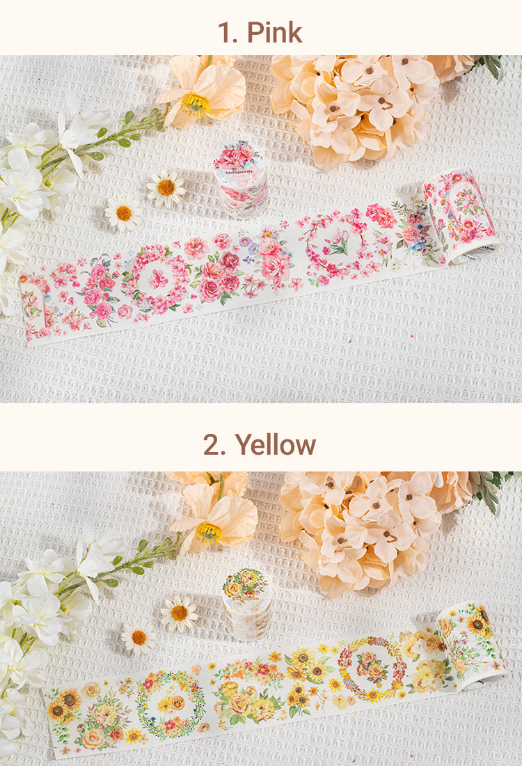 5Spring Garden Series Floral Washi Tape4