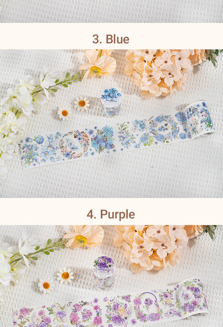 5Spring Garden Series Floral Washi Tape5