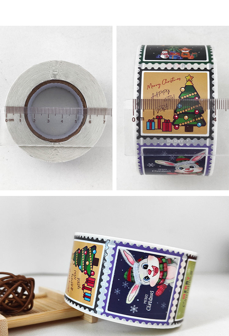 5Square Christmas Decorative Seal Stickers2