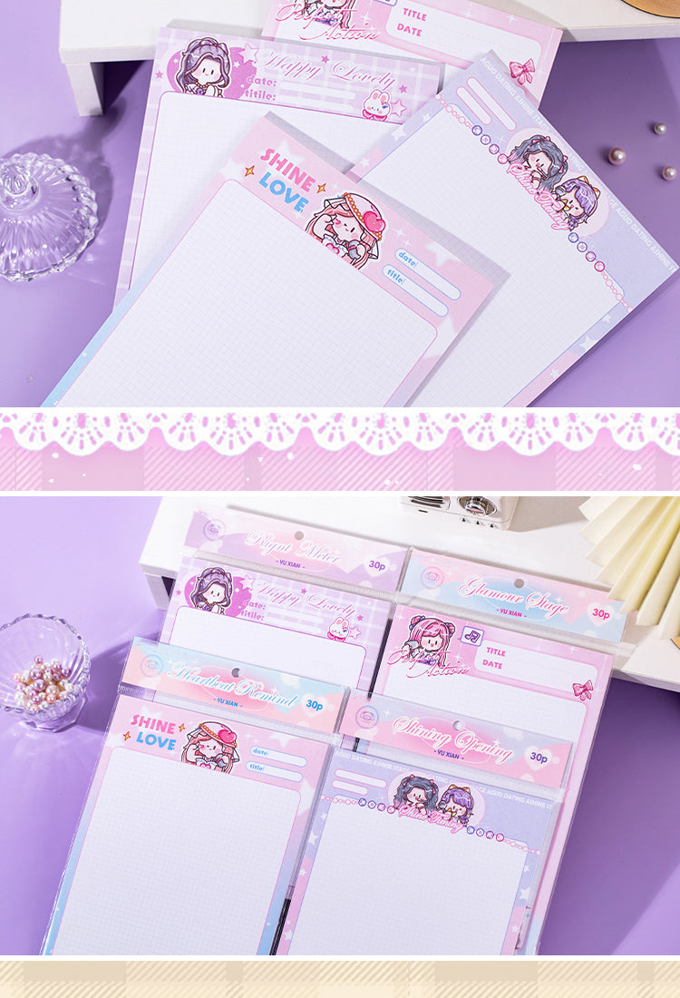 5Star Stage Series Cartoon Girl Journal Notepad3