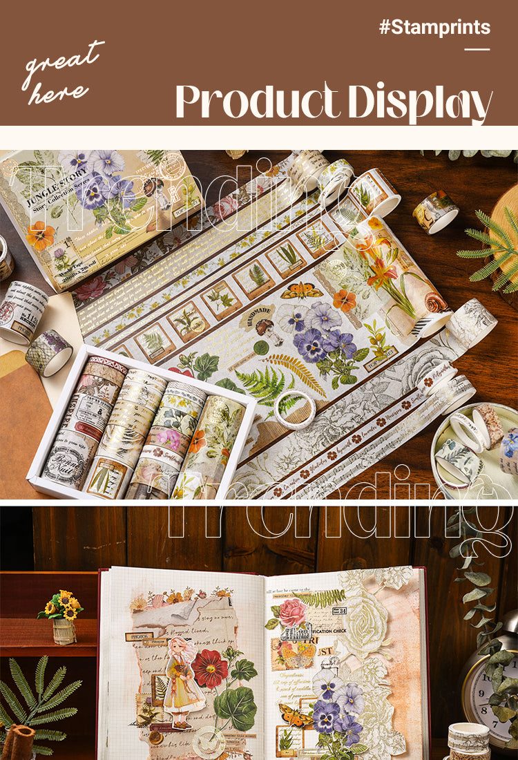 5Story Collection Series Vintage Washi Tape Set1