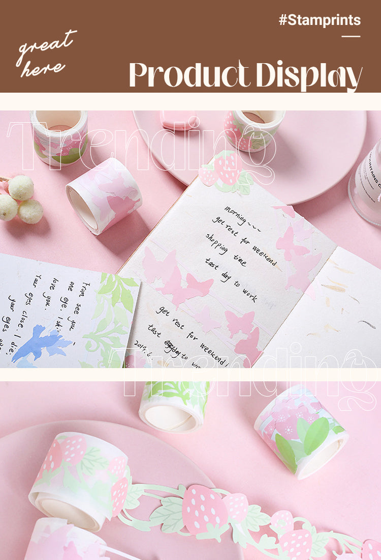 5Strawberry Plant Series Creative Adhesive Tape1