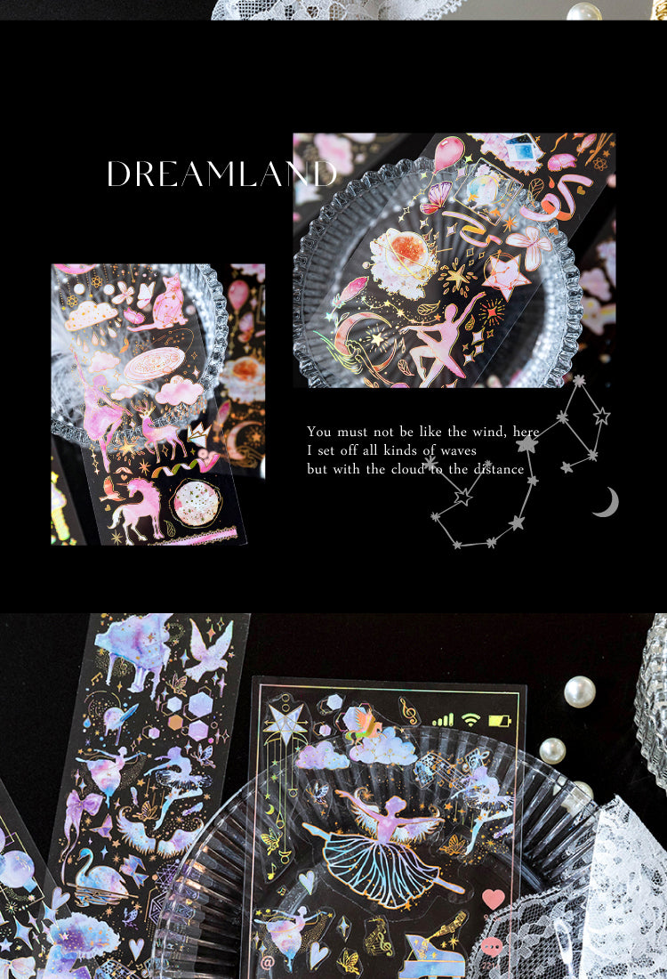 5Streamer Dream Series Holographic Decorative Stickers3