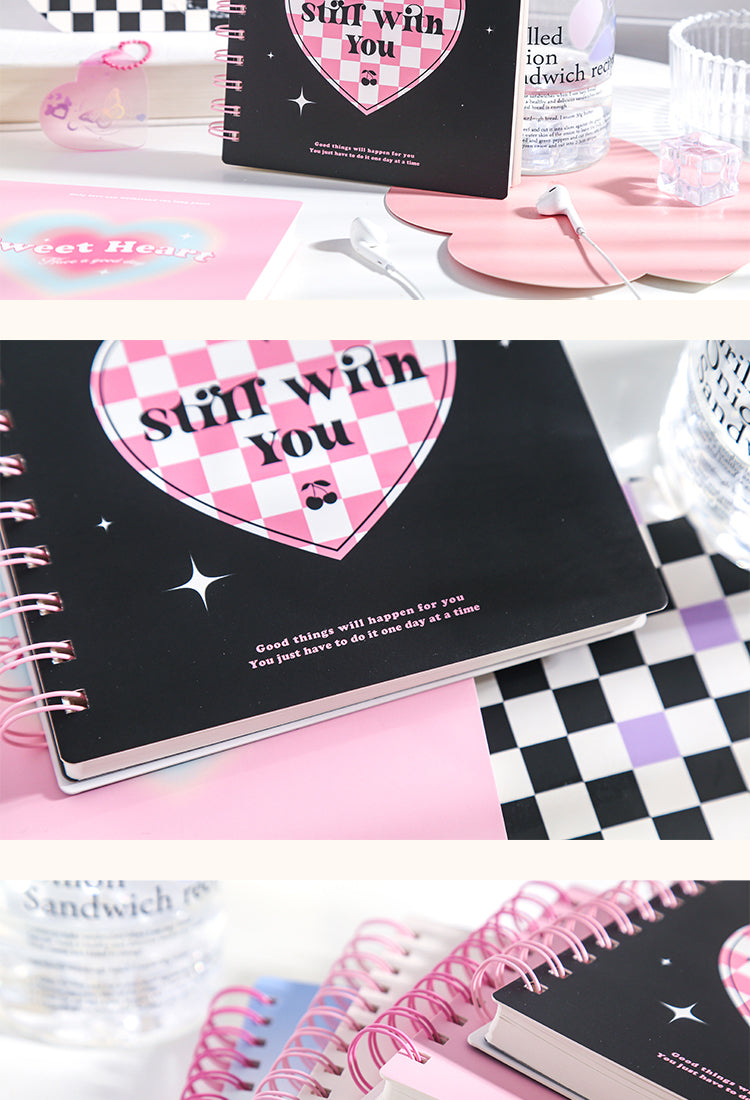 5Sweetheart Box Series Fresh Grids Spiral Journal Notebook3