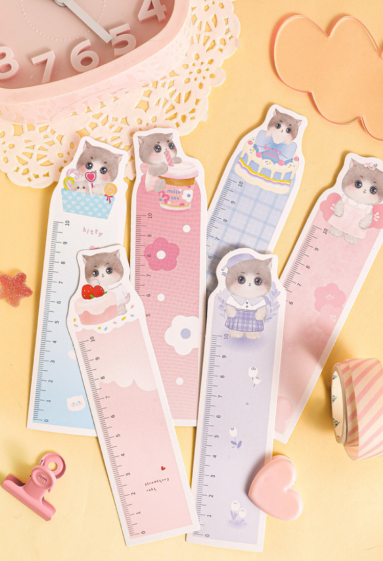 5Sweetheart Cute Cat Boxed Ruler Bookmarks4