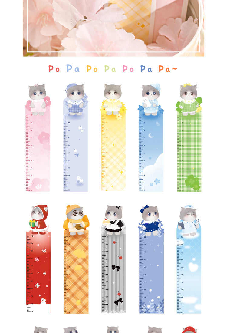 5Sweetheart Cute Cat Boxed Ruler Bookmarks7