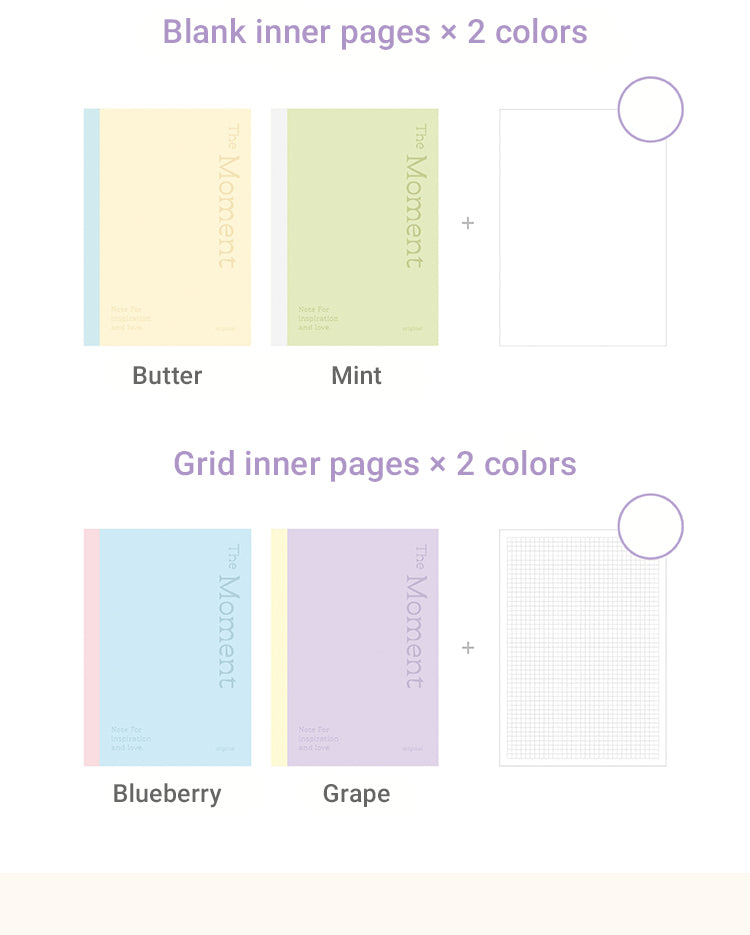 5Tender Moments Series Simple Morandi Color Journal Notebook7