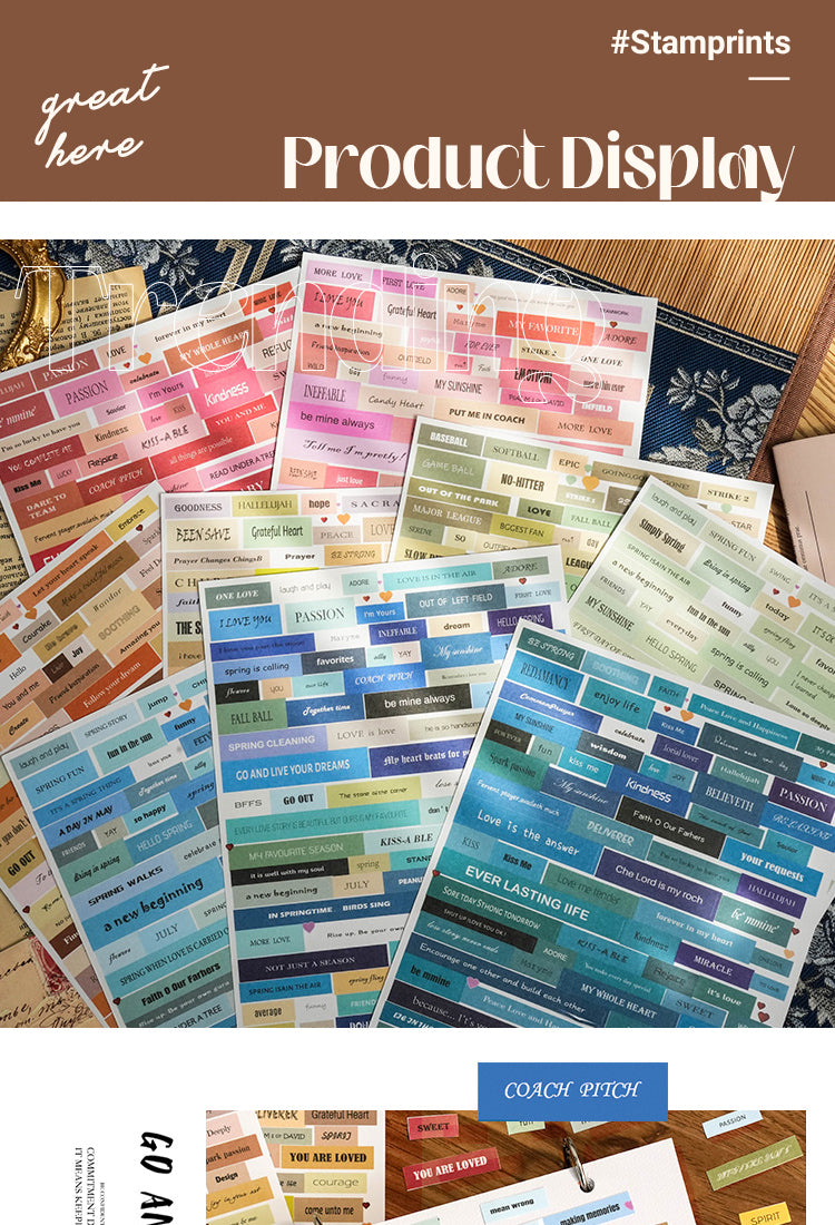 5Text and Phrase Washi Stickers1