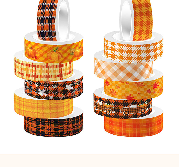 5Thanksgiving Basic Grid Washi Tape Set2