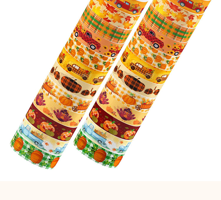 5Thanksgiving Pumpkin Washi Tape Decorative Set2