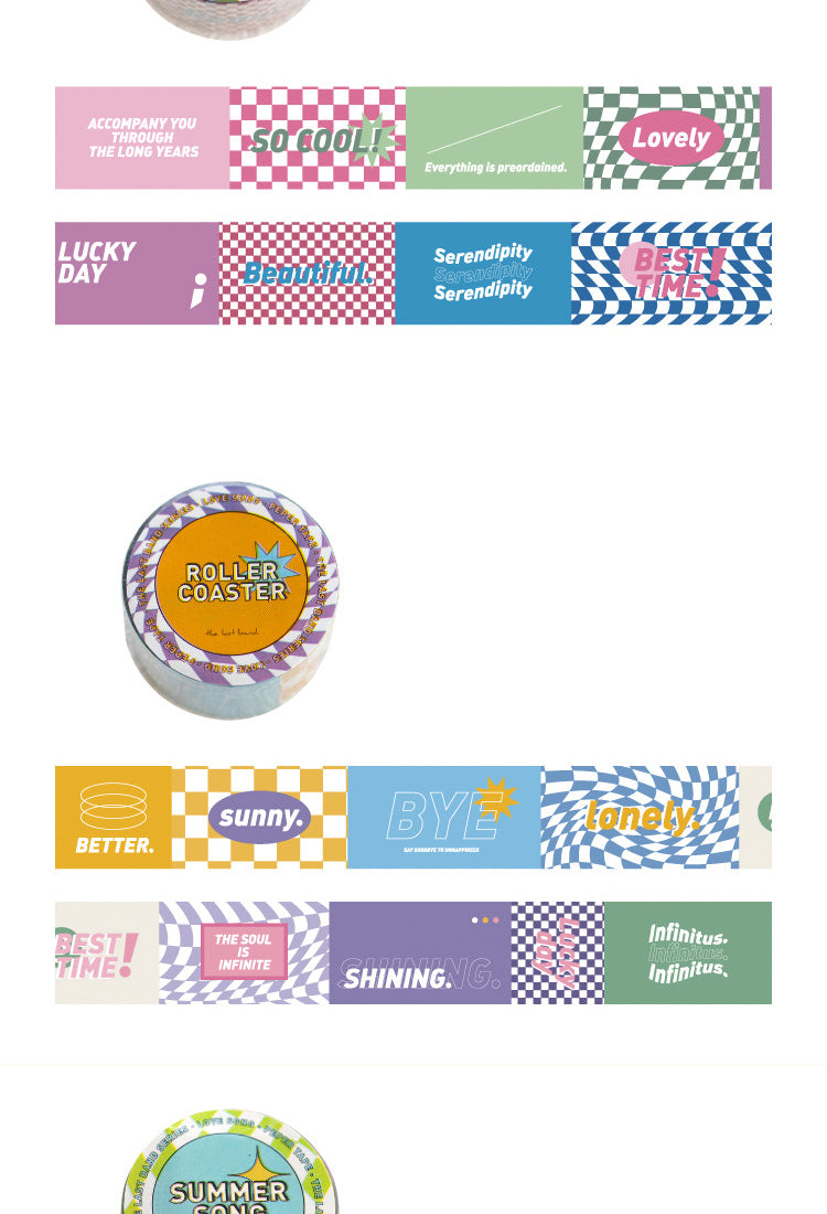 5The Last Band Checkerboard Decorative Washi Tape7